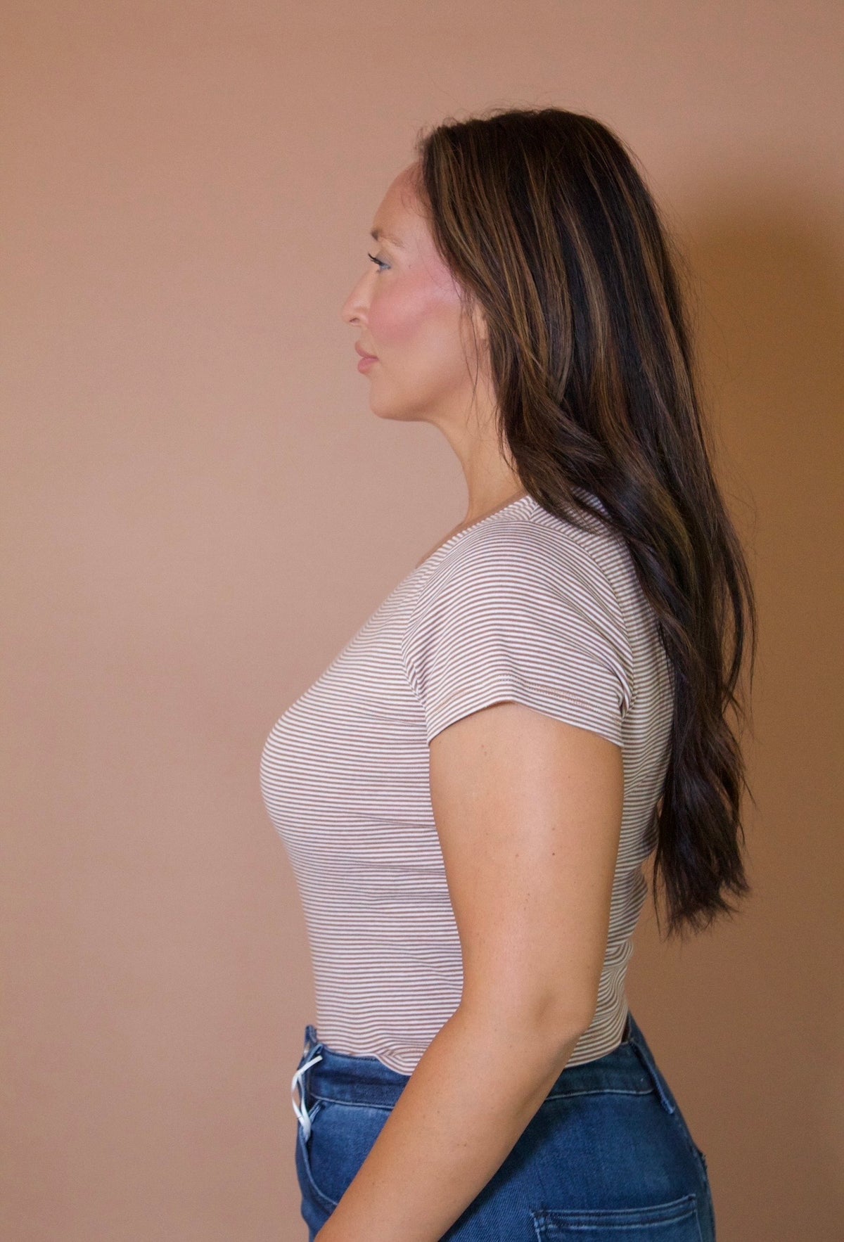 TALIA STRIPED TEE