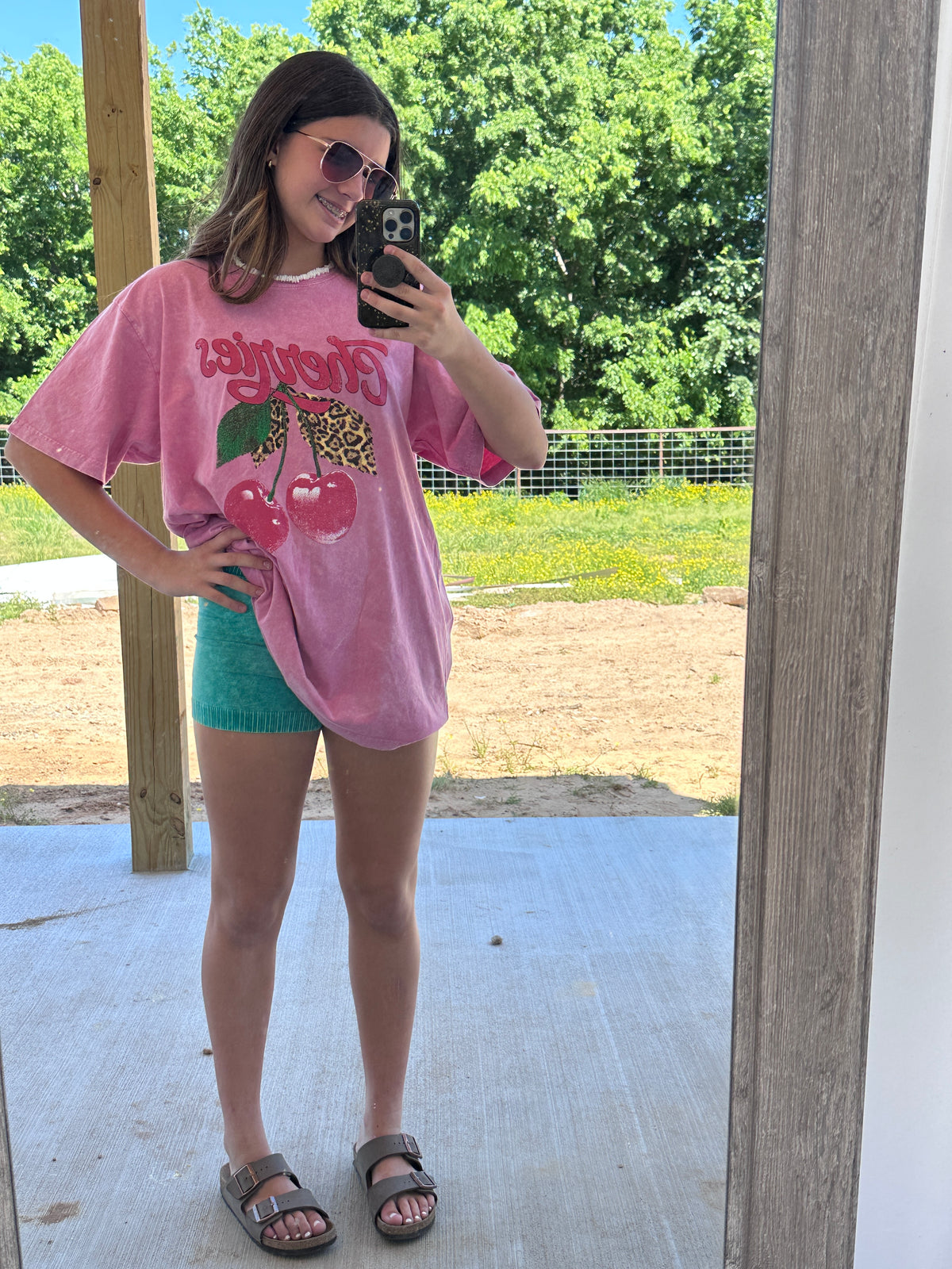 Cherries BF Tee