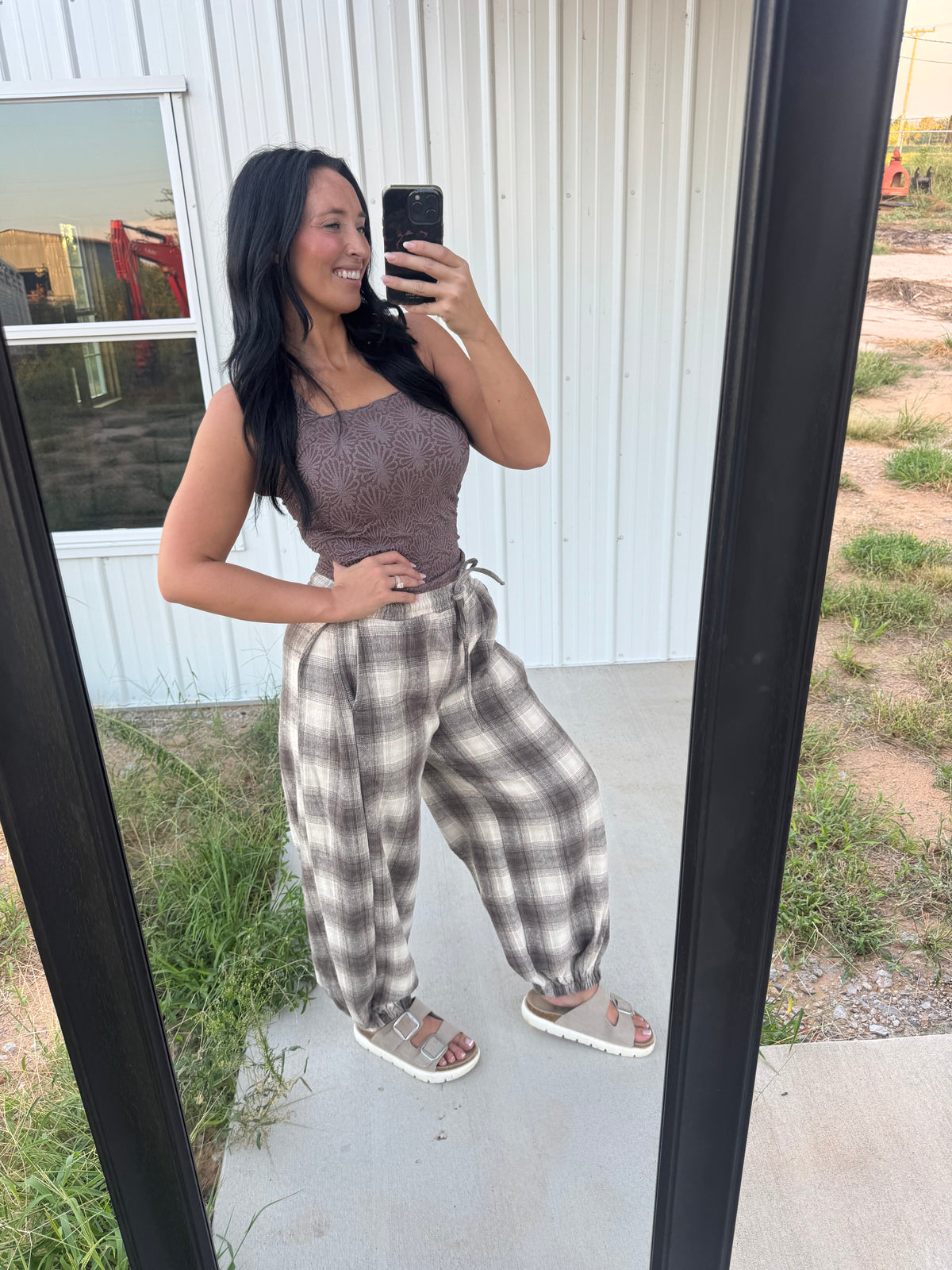 CAPTAIN PLAID JOGGER