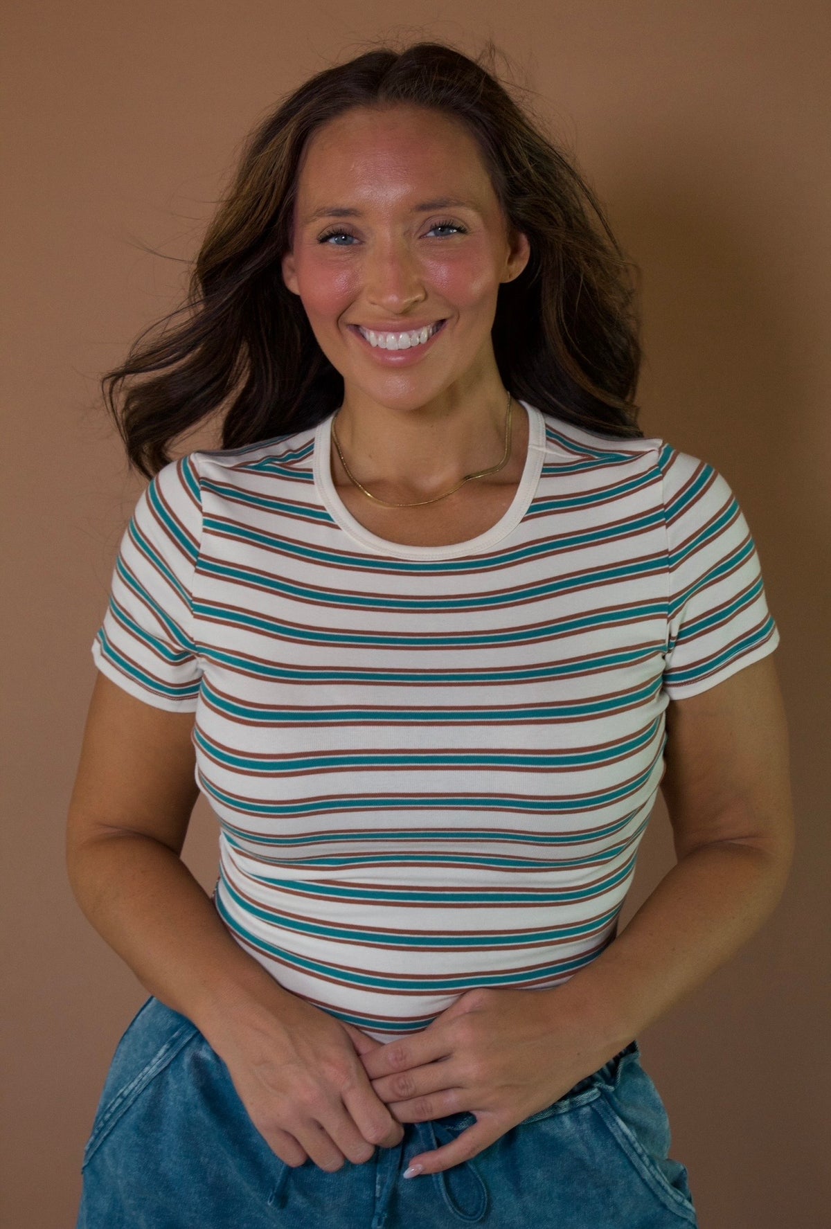 LIBBY STRIPED TEE