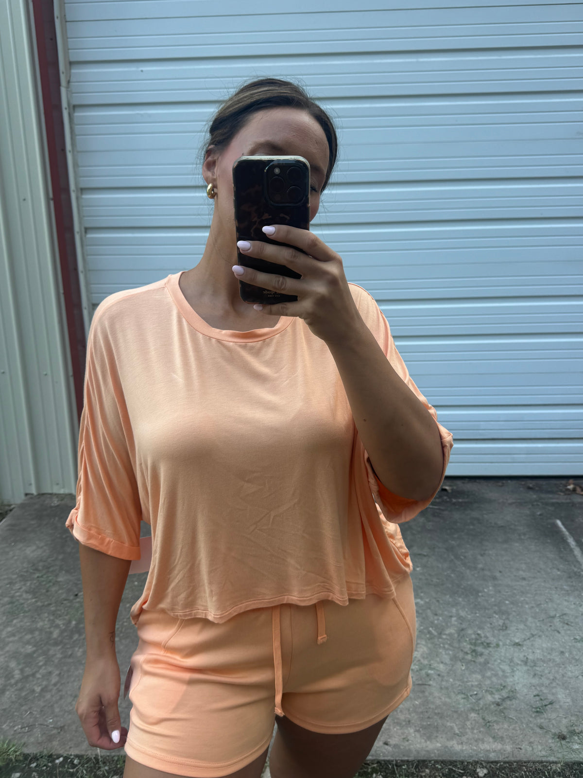 Light Flight Tee - Apricot
