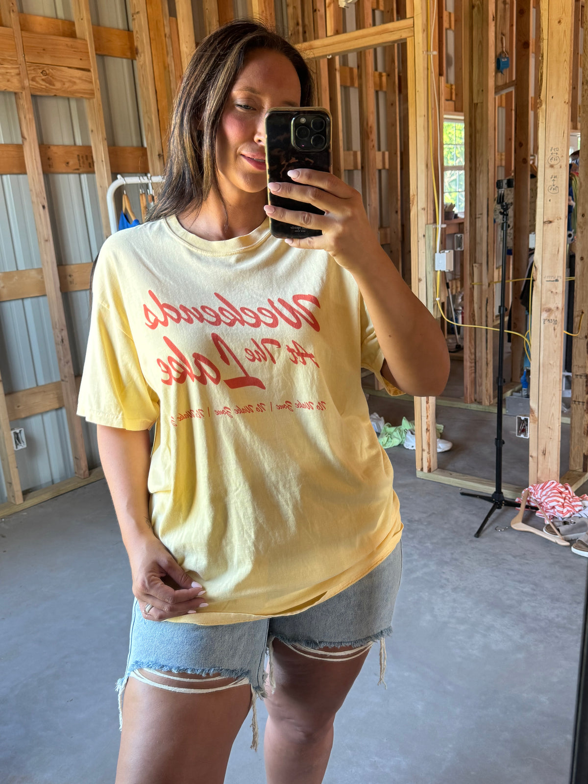 Weekends At the Lake - Butter Yellow
