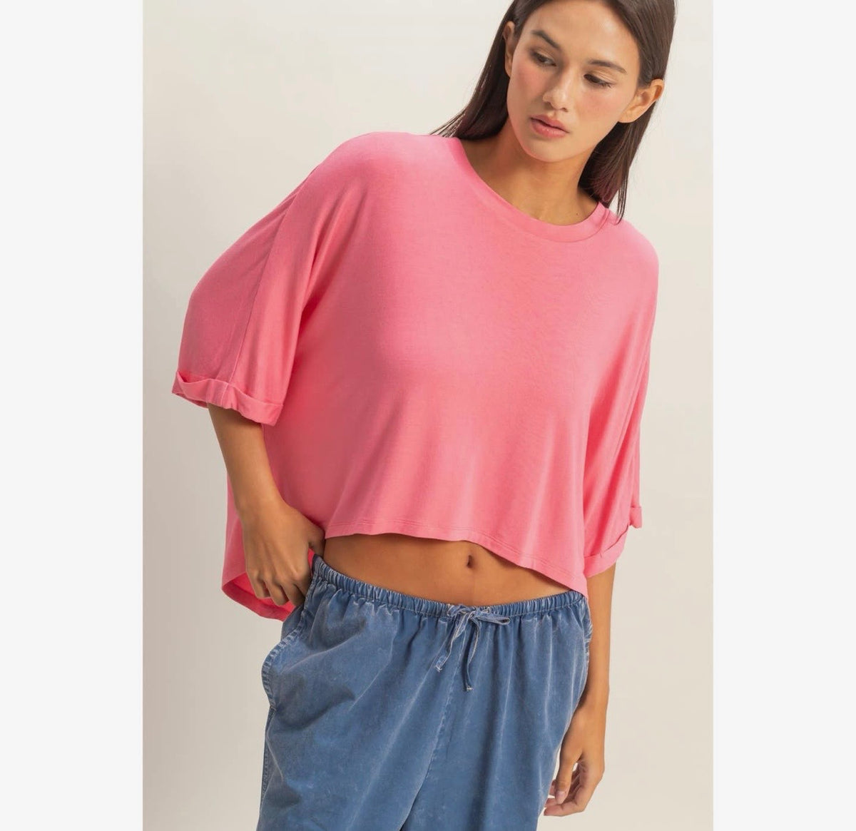 Light Flight Tee - Taffy Pink