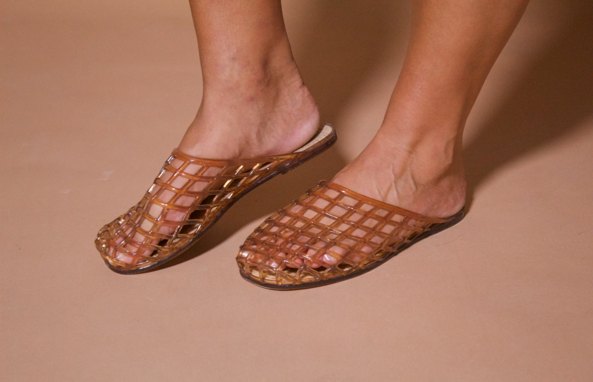 DARBY JELLY SLIDE - TAN